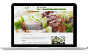 responsive web design restaurant #00011
