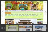 thiết kế web trình chiếu ảnh galleria glassicmod