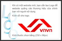 thiết kế web thay đổi logo