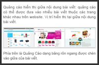 thiết kế web chèn quảng cáo vào giữa bài viết